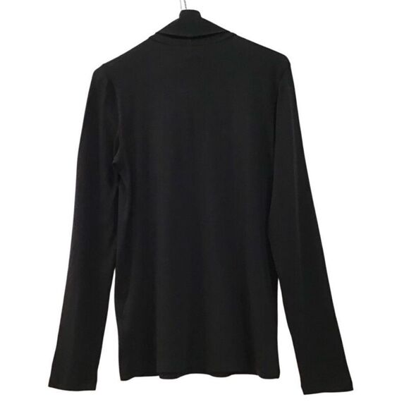 Turtleneck, Tissue Weight, J. Crew, Black, Size M - Picture 7 of 7